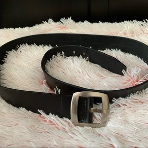 XL calvin klein jeans black leather belt